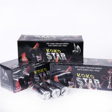 120PCS packed star shaped tablets wholesale hookah charcoal